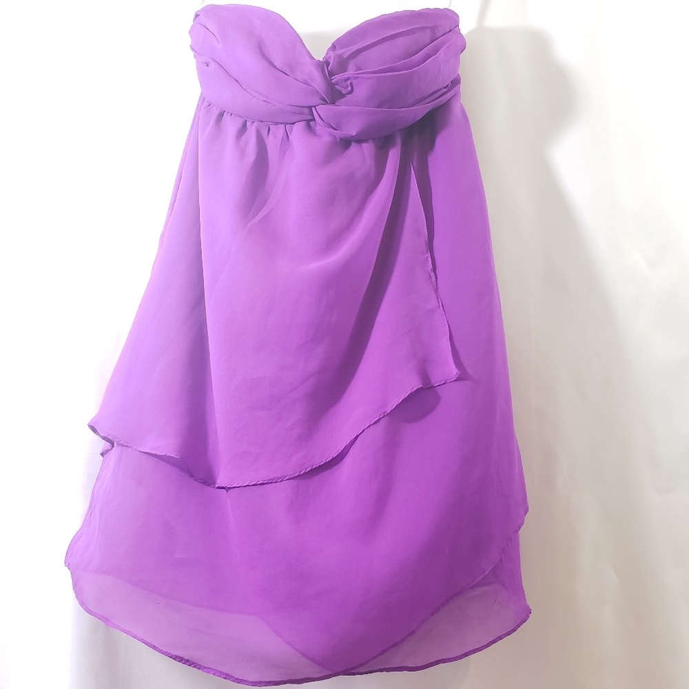 ⭐️3/$15⭐️ Strapless Purple Size Small